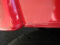 MASSIVE orange peel all around bumper AND CHIPPING.jpg