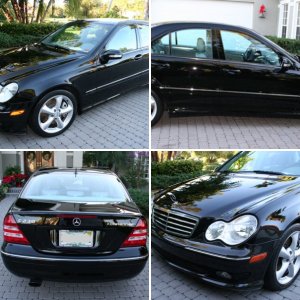 Black Mercedes c230
