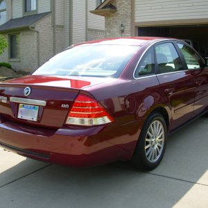 2005 Mercury Montego Premier AWD, rear passenger side