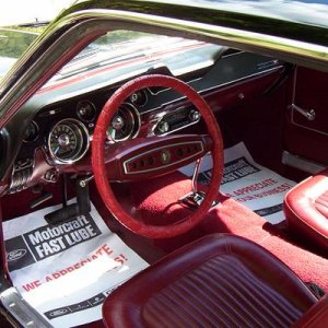 mustang inside