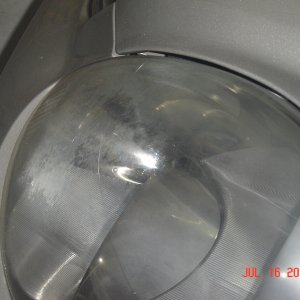 Head light cover before