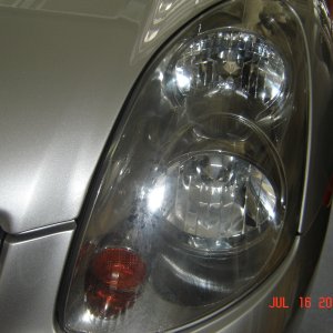 Head light cover before 2