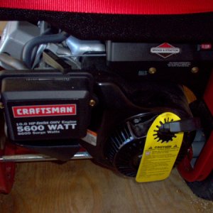 Craftsman Generator for my Detail Trailer