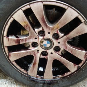 BMW 325i Wheel During