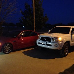 BMW M3 and Toyota Tacoma