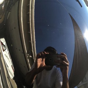 Gas Tank Sun Reflection