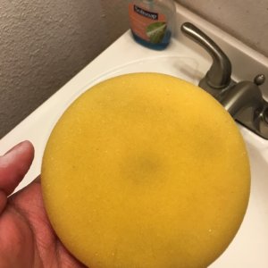 Meguiar's foam pad after