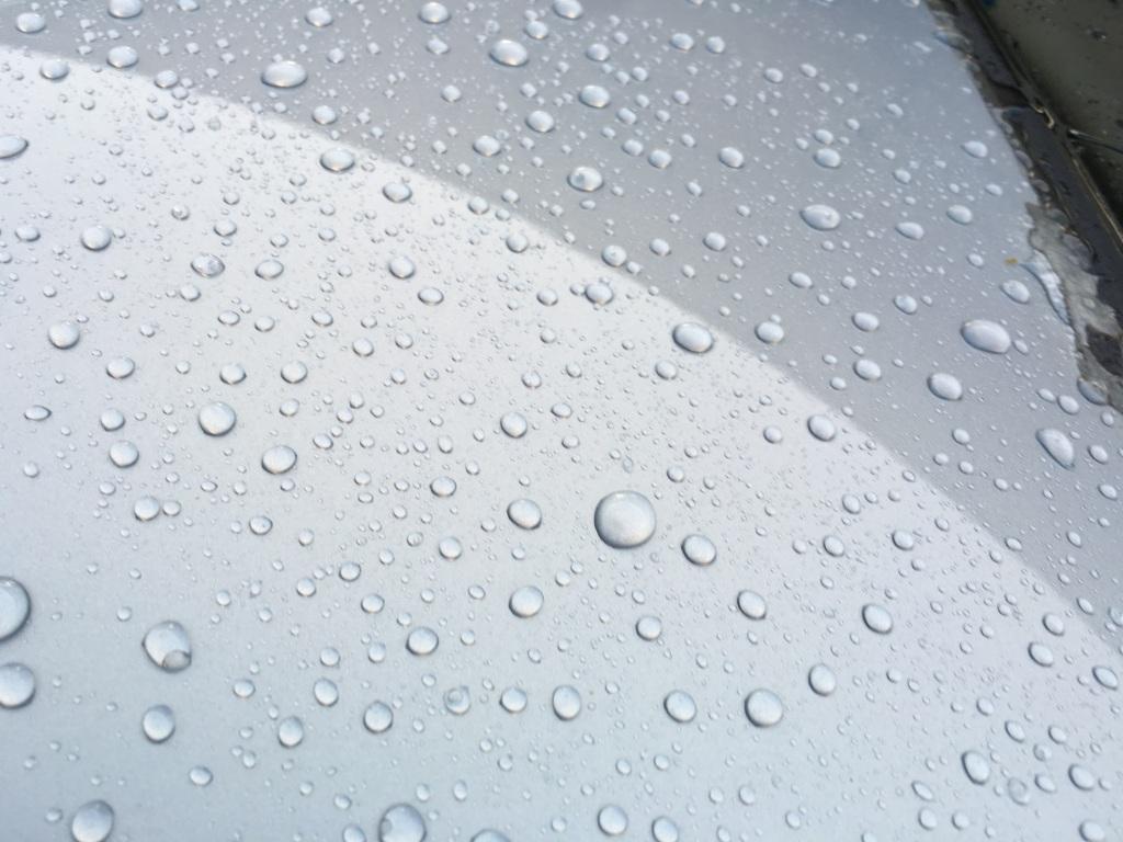 Beading After Roof Opt Car Wax