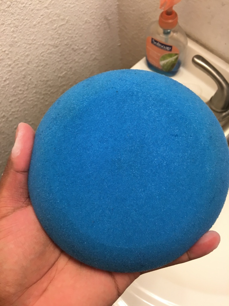 Blue Foam Pad After