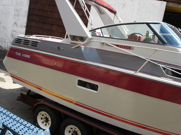 Boat after polishing