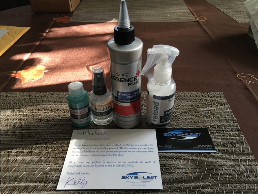 CarPro Cyber Monday 2016 Order