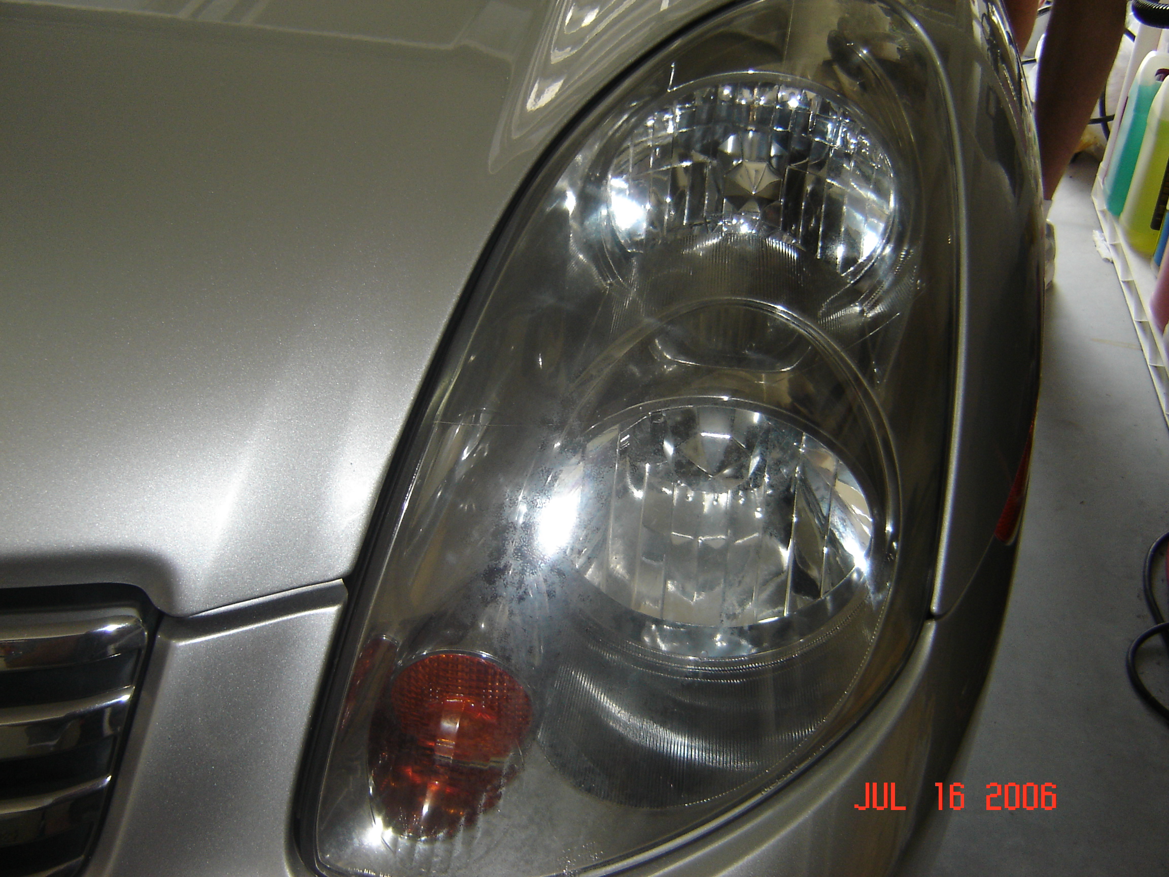 Head light cover before 2