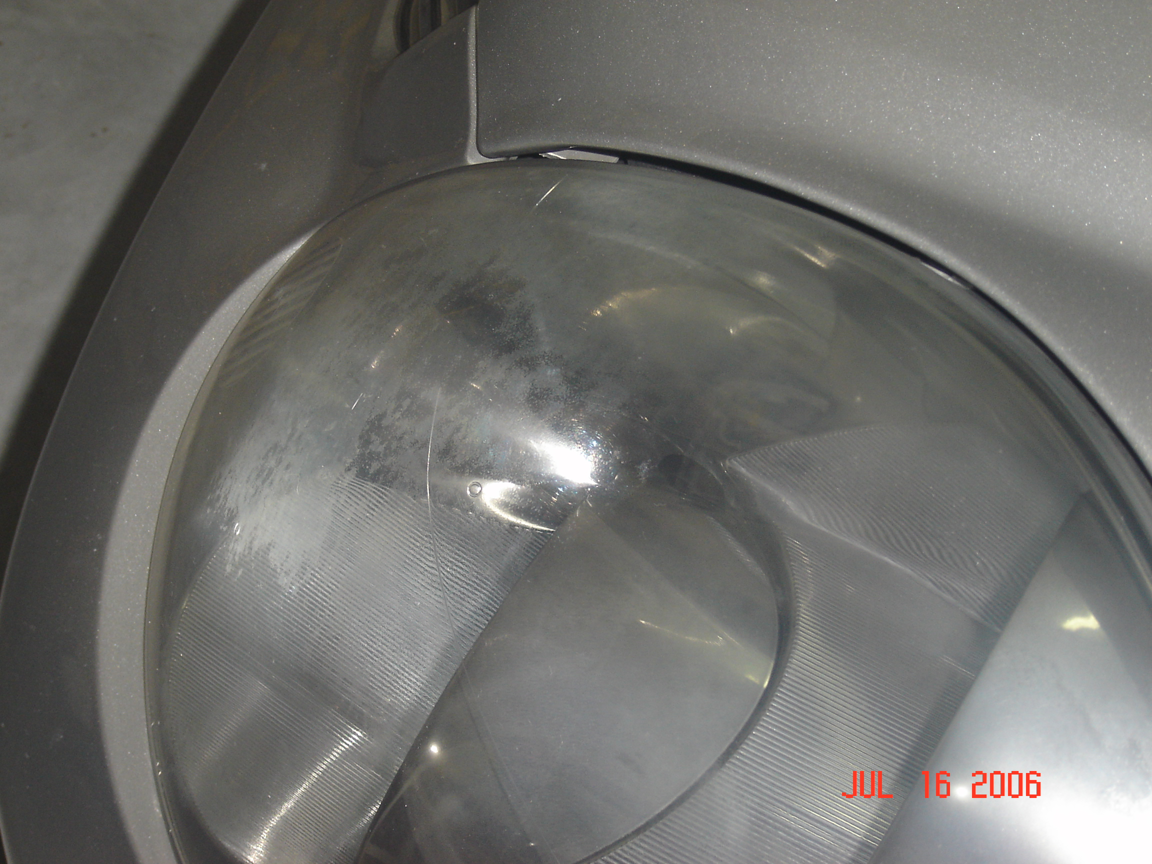 Head light cover before