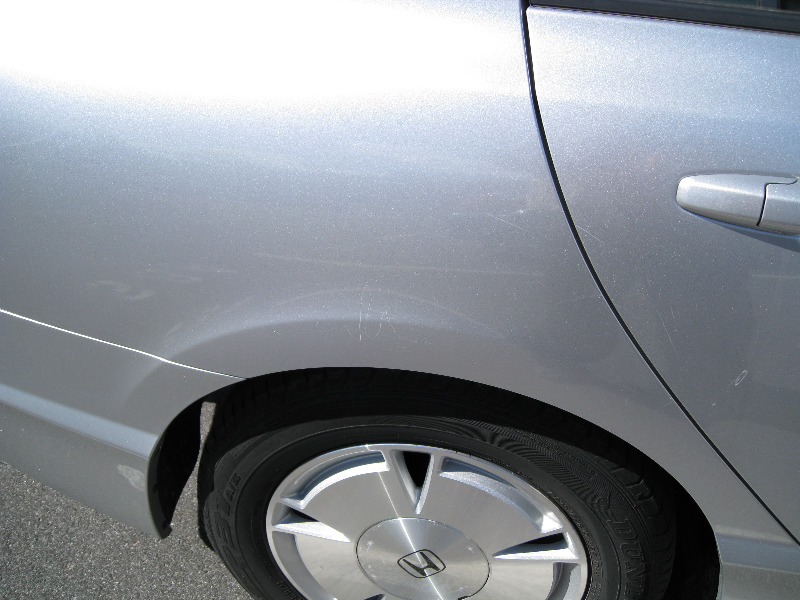Honda Civic Hybrid 07 Silver