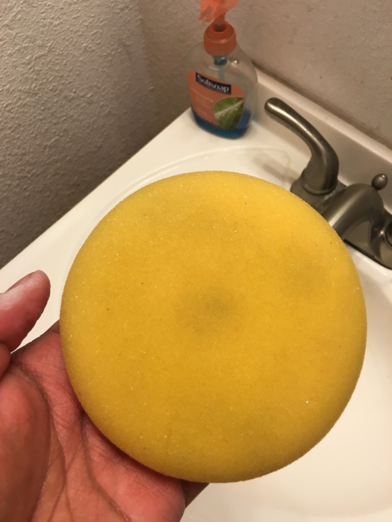 Meguiar's foam pad after