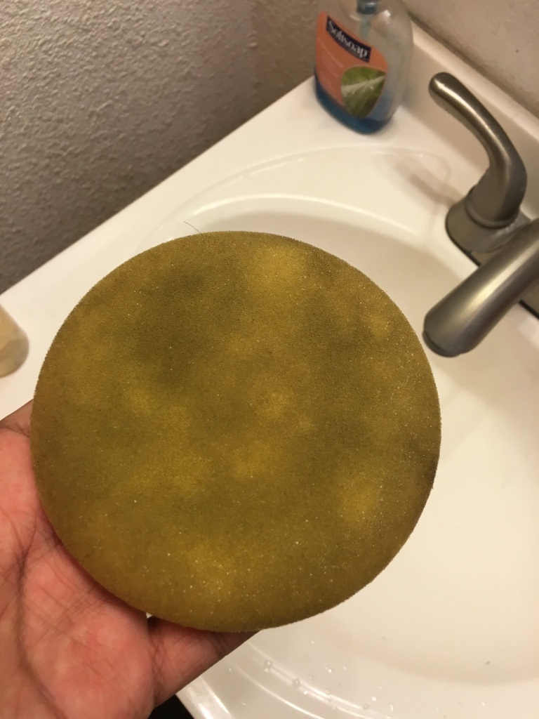 Meguiar's foam pad before