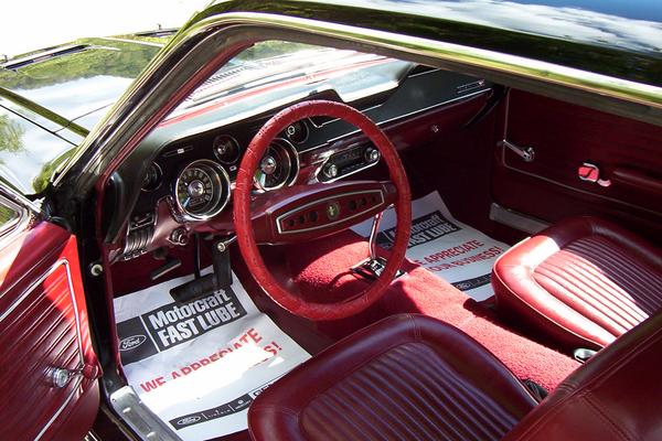mustang inside