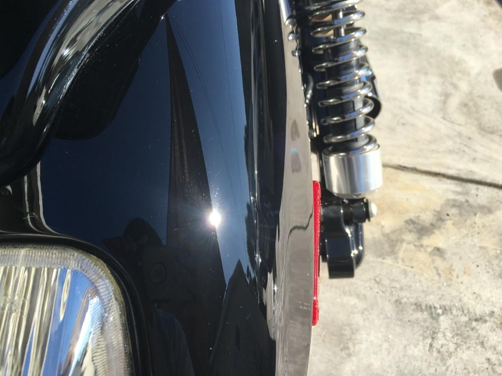 Rear Panel Sun Reflection