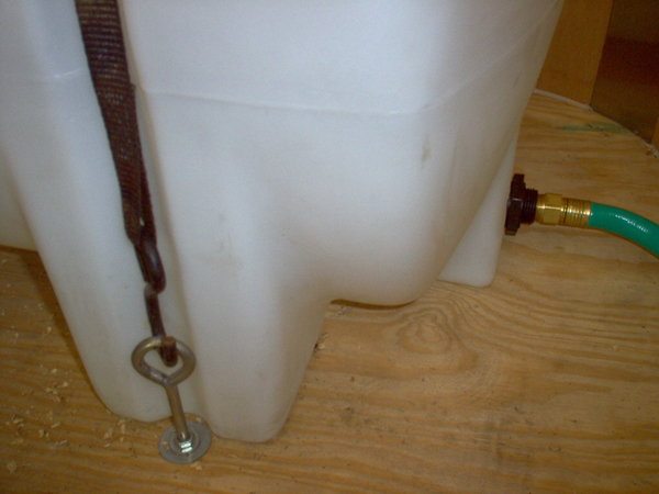 Water Tank Inside Trailer